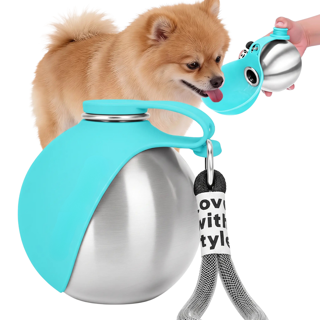 2-In-1 Portable Dog Water Bottle